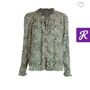 Free People floral blouse